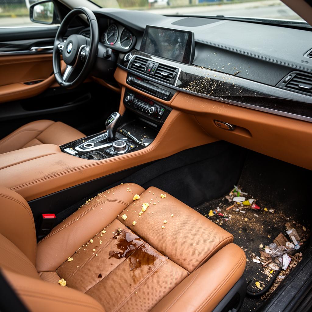 Executive Sedan — Full Interior Detail — before